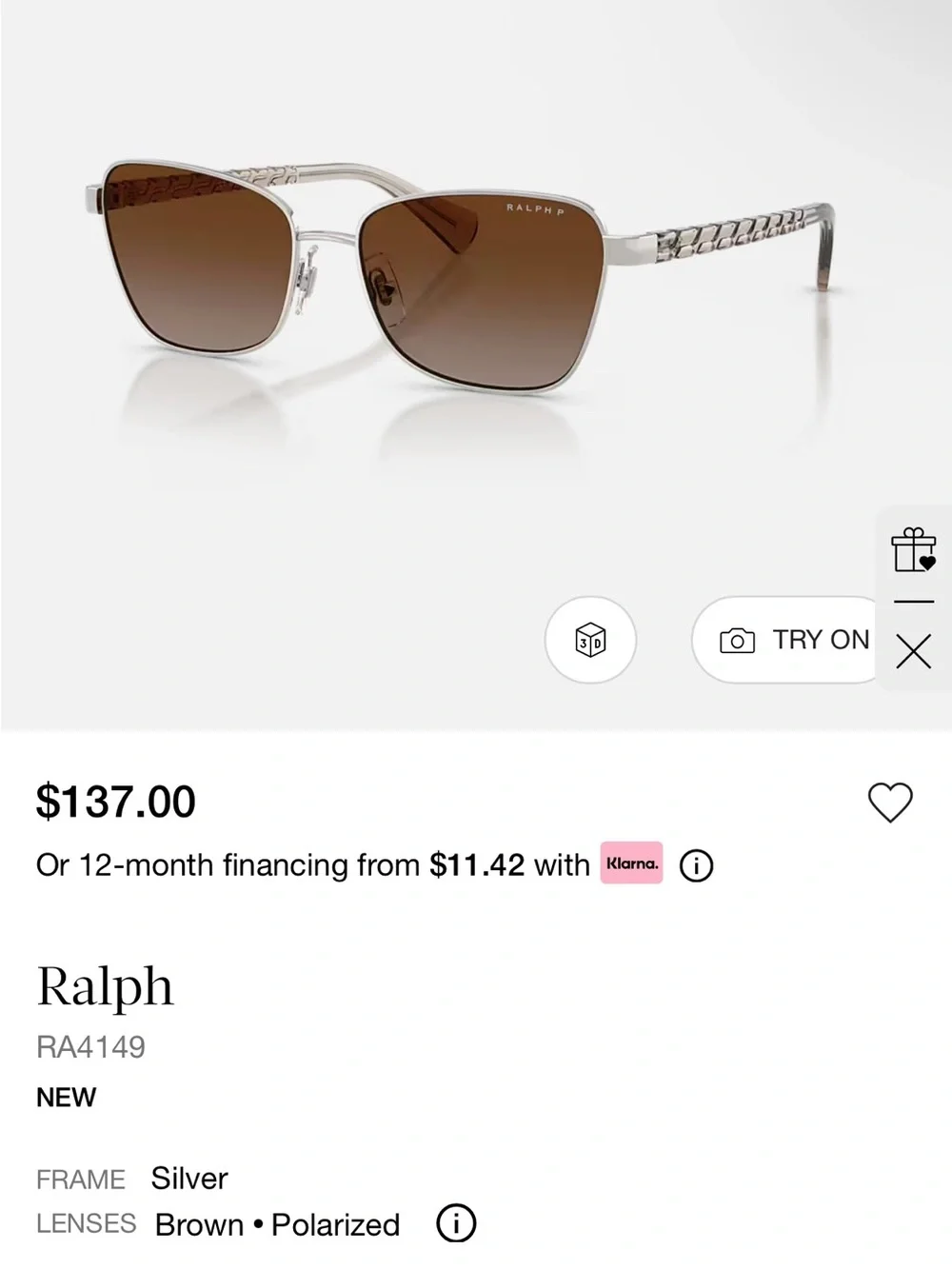 Ralph sunglasses